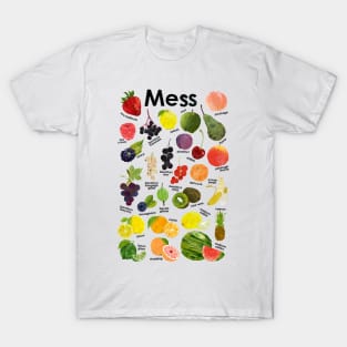 Manx Gaelic Vegetable Collection T-Shirt